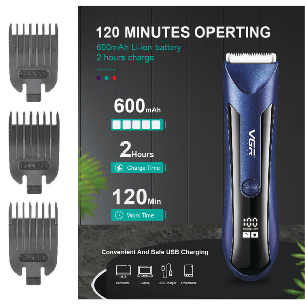 מכונת תספורת נטענת VGR v-951