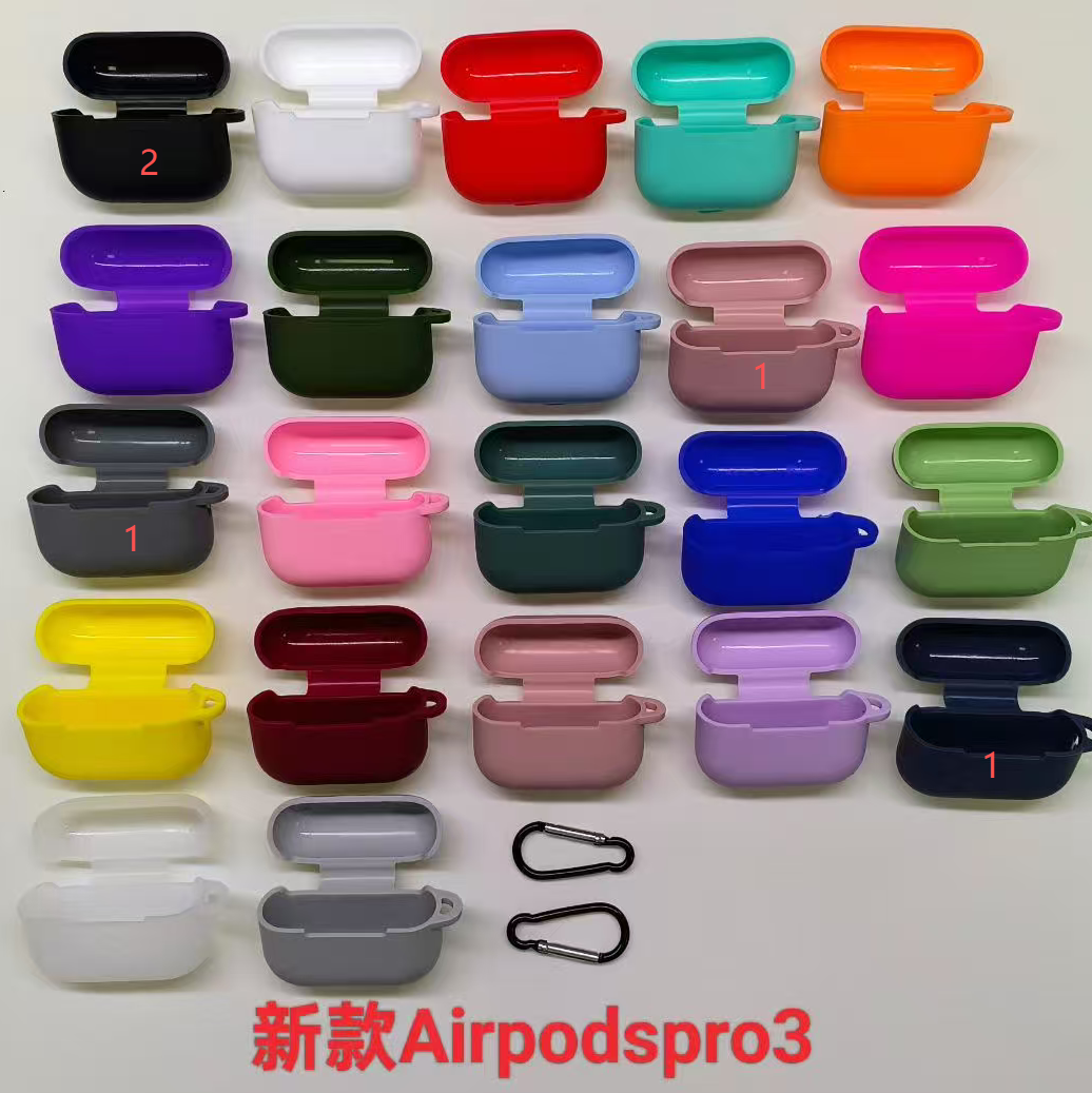 כיסוי סיליקון עבור איירפודס 3 פרו מארז 5 יחידות